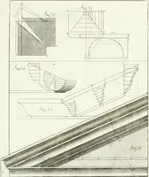 An illustration from Modell- und Zeichnungsbuch für Ebenisten, Tischer, Tapezirer und Stuhlmacher : und sonst für jeden Liebhaber des guten Geschmacks bey Möblirung und Einrichtung der Putz- und Prachtzimmer (1794)
