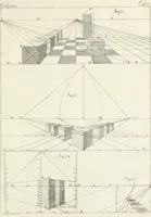 An illustration from Modell- und Zeichnungsbuch für Ebenisten, Tischer, Tapezirer und Stuhlmacher : und sonst für jeden Liebhaber des guten Geschmacks bey Möblirung und Einrichtung der Putz- und Prachtzimmer (1794)