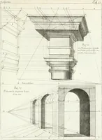An illustration from Modell- und Zeichnungsbuch für Ebenisten, Tischer, Tapezirer und Stuhlmacher : und sonst für jeden Liebhaber des guten Geschmacks bey Möblirung und Einrichtung der Putz- und Prachtzimmer (1794)