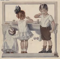 An illustration from The Modern Priscilla [partial] (June, 1910) (1910)