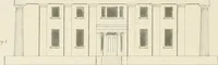 An illustration from The modern architect : or, Every carpenter his own master ; embracing plans, elevations, specifications, framing, etc., for private houses, classic dwellings, churches, &c. to which is added a new system of stair-building (1854)