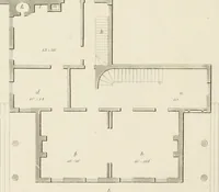 An illustration from The modern architect : or, Every carpenter his own master ; embracing plans, elevations, specifications, framing, etc., for private houses, classic dwellings, churches, &c. to which is added a new system of stair-building (1854)