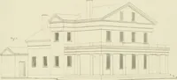 An illustration from The modern architect : or, Every carpenter his own master ; embracing plans, elevations, specifications, framing, etc., for private houses, classic dwellings, churches, &c. to which is added a new system of stair-building (1854)