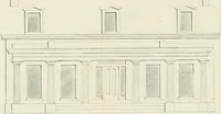 An illustration from The modern architect : or, Every carpenter his own master ; embracing plans, elevations, specifications, framing, etc., for private houses, classic dwellings, churches, &c. to which is added a new system of stair-building (1854)