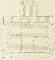 An illustration from The modern architect : or, Every carpenter his own master ; embracing plans, elevations, specifications, framing, etc., for private houses, classic dwellings, churches, &c. to which is added a new system of stair-building (1854)