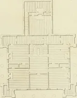 An illustration from The modern architect : or, Every carpenter his own master ; embracing plans, elevations, specifications, framing, etc., for private houses, classic dwellings, churches, &c. to which is added a new system of stair-building (1854)