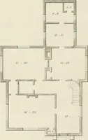 An illustration from The modern architect : or, Every carpenter his own master ; embracing plans, elevations, specifications, framing, etc., for private houses, classic dwellings, churches, &c. to which is added a new system of stair-building (1854)