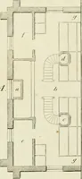 An illustration from The modern architect : or, Every carpenter his own master ; embracing plans, elevations, specifications, framing, etc., for private houses, classic dwellings, churches, &c. to which is added a new system of stair-building (1854)