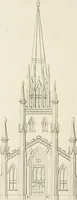 An illustration from The modern architect : or, Every carpenter his own master ; embracing plans, elevations, specifications, framing, etc., for private houses, classic dwellings, churches, &c. to which is added a new system of stair-building (1854)