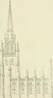 An illustration from The modern architect : or, Every carpenter his own master ; embracing plans, elevations, specifications, framing, etc., for private houses, classic dwellings, churches, &c. to which is added a new system of stair-building (1854)
