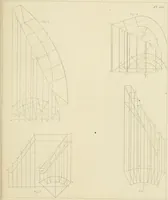 An illustration from The modern architect : or, Every carpenter his own master ; embracing plans, elevations, specifications, framing, etc., for private houses, classic dwellings, churches, &c. to which is added a new system of stair-building (1854)
