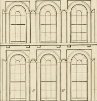 An illustration from The modern architect : or, Every carpenter his own master ; embracing plans, elevations, specifications, framing, etc., for private houses, classic dwellings, churches, &c. to which is added a new system of stair-building (1854)