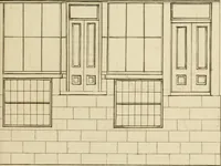 An illustration from The modern architect : or, Every carpenter his own master ; embracing plans, elevations, specifications, framing, etc., for private houses, classic dwellings, churches, &c. to which is added a new system of stair-building (1854)