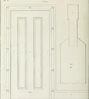 An illustration from The modern architect, or, Every carpenter his own master : embracing plans, elevations, specifications, framing, etc., for private houses, classic dwellings, churches, &c., to which added the new system of stair-building (1855)