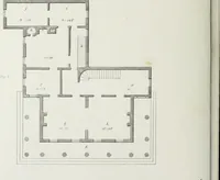 An illustration from The modern architect, or, Every carpenter his own master : embracing plans, elevations, specifications, framing, etc., for private houses, classic dwellings, churches, &c., to which added the new system of stair-building (1855)