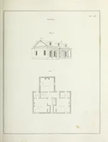 An illustration from The modern architect, or, Every carpenter his own master : embracing plans, elevations, specifications, framing, etc., for private houses, classic dwellings, churches, &c., to which added the new system of stair-building (1855)