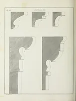 An illustration from The modern architect, or, Every carpenter his own master : embracing plans, elevations, specifications, framing, etc., for private houses, classic dwellings, churches, &c., to which added the new system of stair-building (1855)