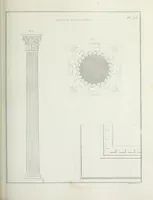 An illustration from The modern architect, or, Every carpenter his own master : embracing plans, elevations, specifications, framing, etc., for private houses, classic dwellings, churches, &c., to which added the new system of stair-building (1855)