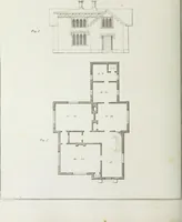 An illustration from The modern architect, or, Every carpenter his own master : embracing plans, elevations, specifications, framing, etc., for private houses, classic dwellings, churches, &c., to which added the new system of stair-building (1855)