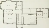 An illustration from The modern architect, or, Every carpenter his own master : embracing plans, elevations, specifications, framing, etc., for private houses, classic dwellings, churches, &c., to which added the new system of stair-building (1855)