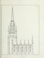 An illustration from The modern architect, or, Every carpenter his own master : embracing plans, elevations, specifications, framing, etc., for private houses, classic dwellings, churches, &c., to which added the new system of stair-building (1855)