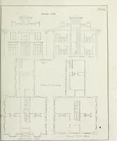An illustration from The modern architect, or, Every carpenter his own master : embracing plans, elevations, specifications, framing, etc., for private houses, classic dwellings, churches, &c., to which added the new system of stair-building (1855)