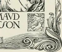 An illustration from Modern book-plates and their designers (1898)