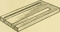 An illustration from Modern cabinet work, furniture & fitments; an account of the theory & practice in the production of all kinds of cabinet work & furniture with chapters on the growth and progress of design and construction; illustrated by over 1000 practical workshop drawings, photographs & original designs (1922)