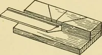 An illustration from Modern cabinet work, furniture & fitments; an account of the theory & practice in the production of all kinds of cabinet work & furniture with chapters on the growth and progress of design and construction; illustrated by over 1000 practical workshop drawings, photographs & original designs (1922)