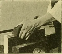 An illustration from Modern cabinet work, furniture & fitments; an account of the theory & practice in the production of all kinds of cabinet work & furniture with chapters on the growth and progress of design and construction; illustrated by over 1000 practical workshop drawings, photographs & original designs (1922)
