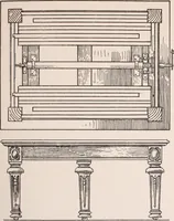 An illustration from Modern cabinet work, furniture & fitments; an account of the theory & practice in the production of all kinds of cabinet work & furniture with chapters on the growth and progress of design and construction; illustrated by over 1000 practical workshop drawings, photographs & original designs (1922)