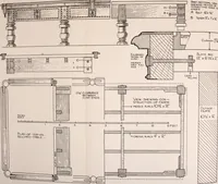 An illustration from Modern cabinet work, furniture & fitments; an account of the theory & practice in the production of all kinds of cabinet work & furniture with chapters on the growth and progress of design and construction; illustrated by over 1000 practical workshop drawings, photographs & original designs (1922)