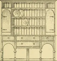 An illustration from Modern cabinet work, furniture & fitments; an account of the theory & practice in the production of all kinds of cabinet work & furniture with chapters on the growth and progress of design and construction; illustrated by over 1000 practical workshop drawings, photographs & original designs (1922)