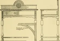 Picture 170 of 466 from Modern cabinet work, furniture & fitments; an account of the theory & practice in the production of all kinds of cabinet work & furniture with chapters on the growth and progress of design and construction; illustrated by over 1000 practical workshop drawings, photographs & original designs (1922), leaf 188