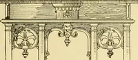 An illustration from Modern cabinet work, furniture & fitments; an account of the theory & practice in the production of all kinds of cabinet work & furniture with chapters on the growth and progress of design and construction; illustrated by over 1000 practical workshop drawings, photographs & original designs (1922)