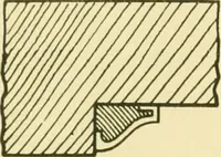 An illustration from Modern cabinet work, furniture & fitments; an account of the theory & practice in the production of all kinds of cabinet work & furniture with chapters on the growth and progress of design and construction; illustrated by over 1000 practical workshop drawings, photographs & original designs (1922)