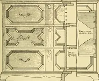 An illustration from Modern cabinet work, furniture & fitments; an account of the theory & practice in the production of all kinds of cabinet work & furniture with chapters on the growth and progress of design and construction; illustrated by over 1000 practical workshop drawings, photographs & original designs (1922)