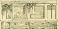 An illustration from Modern cabinet work, furniture & fitments; an account of the theory & practice in the production of all kinds of cabinet work & furniture with chapters on the growth and progress of design and construction; illustrated by over 1000 practical workshop drawings, photographs & original designs (1922)