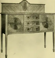 An illustration from Modern cabinet work, furniture & fitments; an account of the theory & practice in the production of all kinds of cabinet work & furniture with chapters on the growth and progress of design and construction; illustrated by over 1000 practical workshop drawings, photographs & original designs (1922)