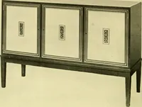 An illustration from Modern cabinet work, furniture & fitments; an account of the theory & practice in the production of all kinds of cabinet work & furniture with chapters on the growth and progress of design and construction; illustrated by over 1000 practical workshop drawings, photographs & original designs (1922)