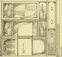 An illustration from Modern cabinet work, furniture & fitments; an account of the theory & practice in the production of all kinds of cabinet work & furniture with chapters on the growth and progress of design and construction; illustrated by over 1000 practical workshop drawings, photographs & original designs (1922)