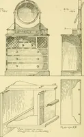 An illustration from Modern cabinet work, furniture & fitments; an account of the theory & practice in the production of all kinds of cabinet work & furniture with chapters on the growth and progress of design and construction; illustrated by over 1000 practical workshop drawings, photographs & original designs (1922)