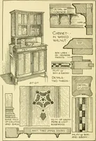 Picture 262 of 466 from Modern cabinet work, furniture & fitments; an account of the theory & practice in the production of all kinds of cabinet work & furniture with chapters on the growth and progress of design and construction; illustrated by over 1000 practical workshop drawings, photographs & original designs (1922), leaf 253