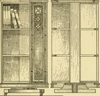 Picture 288 of 466 from Modern cabinet work, furniture & fitments; an account of the theory & practice in the production of all kinds of cabinet work & furniture with chapters on the growth and progress of design and construction; illustrated by over 1000 practical workshop drawings, photographs & original designs (1922), leaf 274