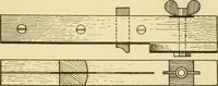 An illustration from Modern cabinet work, furniture & fitments; an account of the theory & practice in the production of all kinds of cabinet work & furniture with chapters on the growth and progress of design and construction; illustrated by over 1000 practical workshop drawings, photographs & original designs (1922)