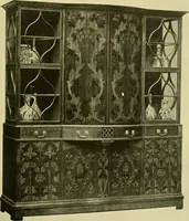 An illustration from Modern cabinet work, furniture & fitments; an account of the theory & practice in the production of all kinds of cabinet work & furniture with chapters on the growth and progress of design and construction; illustrated by over 1000 practical workshop drawings, photographs & original designs (1922)