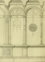 An illustration from Modern cabinet work, furniture & fitments; an account of the theory & practice in the production of all kinds of cabinet work & furniture with chapters on the growth and progress of design and construction; illustrated by over 1000 practical workshop drawings, photographs & original designs (1922)