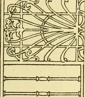 An illustration from Modern cabinet work, furniture & fitments; an account of the theory & practice in the production of all kinds of cabinet work & furniture with chapters on the growth and progress of design and construction; illustrated by over 1000 practical workshop drawings, photographs & original designs (1922)
