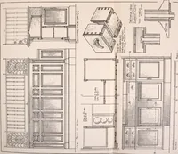 An illustration from Modern cabinet work, furniture & fitments; an account of the theory & practice in the production of all kinds of cabinet work & furniture with chapters on the growth and progress of design and construction; illustrated by over 1000 practical workshop drawings, photographs & original designs (1922)