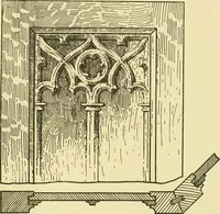 An illustration from Modern cabinet work, furniture & fitments; an account of the theory & practice in the production of all kinds of cabinet work & furniture with chapters on the growth and progress of design and construction; illustrated by over 1000 practical workshop drawings, photographs & original designs (1922)